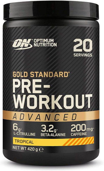 Передтренувальний комплекс Optimum Nutrition Pre Workout 420g (Tropical) EU Луцьк - фото 1