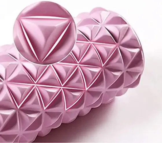 Масажний валик Роллер WCG K2(p) рожевий Блоки та ролики для йоги Київ