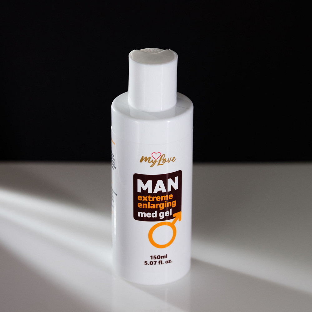 Збільшуючий гель-лубрикант для чоловіків - MyLove Man Extreme Enlarging Med Gel, 150 мл Sex Aura Київ - фото 9