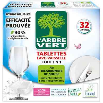 Таблетки для посудомийних машин L&apos;Arbre Vert All in 1 32 шт. (3450601046810) Вінниця