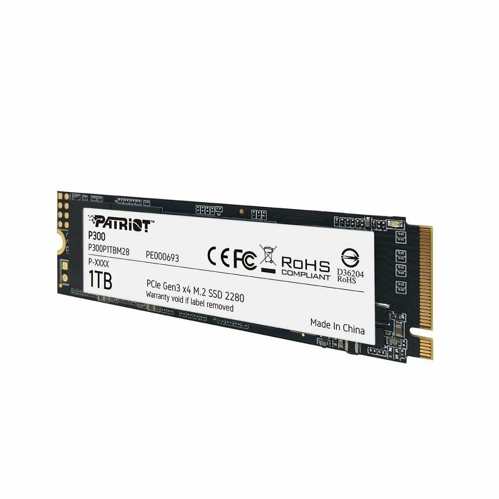 SSD M.2 Patriot P300 1TB NVMe 2280 PCIe 3.0x4 3D NAND TLC Київ - фото 2