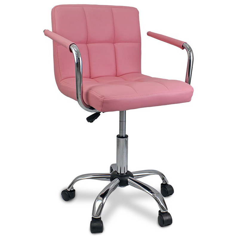 Барний стілець Hoker Just Sit ASTANA PLUS регульований стільчик крісло для кухні, барної стійки Рожевий Київ - фото 1