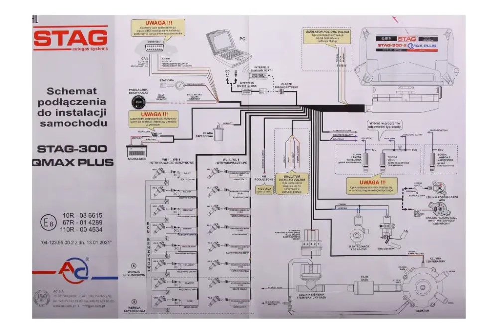 Электроника ГБО 8 цил. Stag 8 Qmax Basic LED-300 без ДТР (разъемы Valtek) Винница - изображение 3