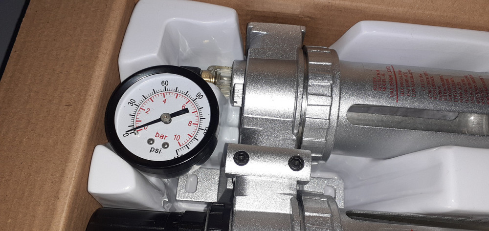 Блок підготовки повітря компресора для пневмонструменту з манометром та регулятором  (PROFI) 1/2" AIRKRAFT AFRL804 Чернігів - фото 4