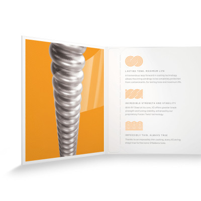 Струни для гітари D'Addario XS Coated Electric Guitar Strings Regular Light (10-46) (XSE1046) Вінниця - фото 4