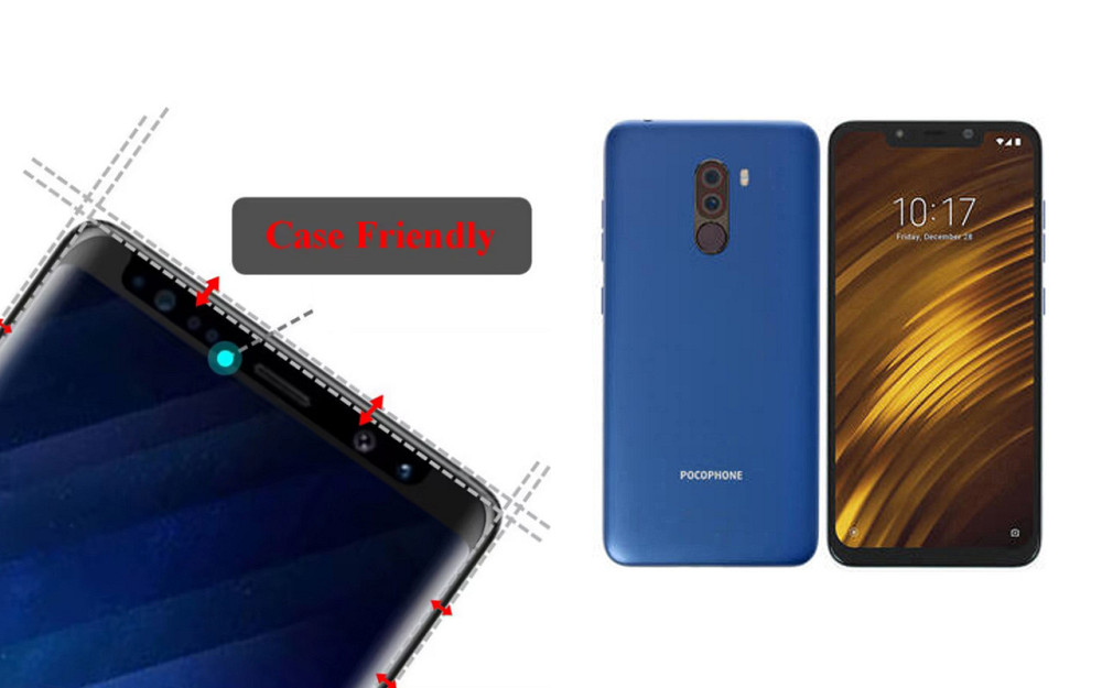 Защитное стекло HyperGlass Pro для Xiaomi Pocophone F1 – максимальная чувствительность и защита Киев - изображение 4