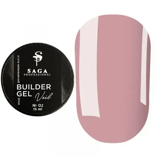 Гель для наращивания Saga Veil Gel 02 Киев