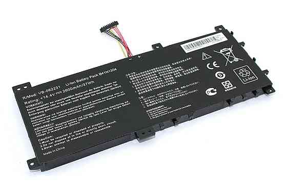 Аккумулятор для ноутбука Asus B41N1304 Asus VivoBook V451 14.4V Black 2600mAh OEM Вінниця