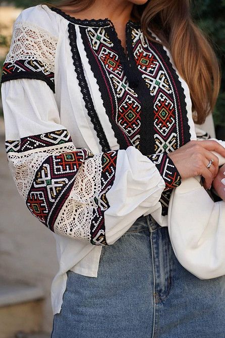 Жіноча вишиванка з мереживом (Туреччина) Одеса - фото 4