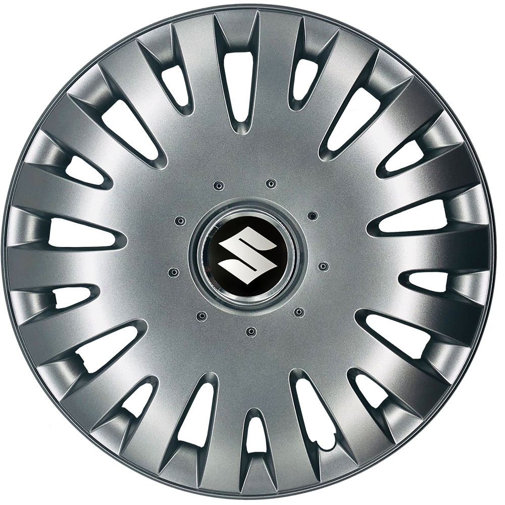 Автомобільні модельні ковпаки R14 Suzuki 211 4шт, SJS, сріблясті Київ - фото 1