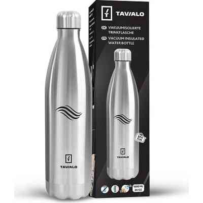 Термокружка Tavialo 1 л металевий сріблястий колір (191010109) Винница