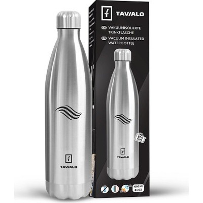 Термокружка Tavialo 1 л металевий сріблястий колір (191010109) Вінниця - фото 5