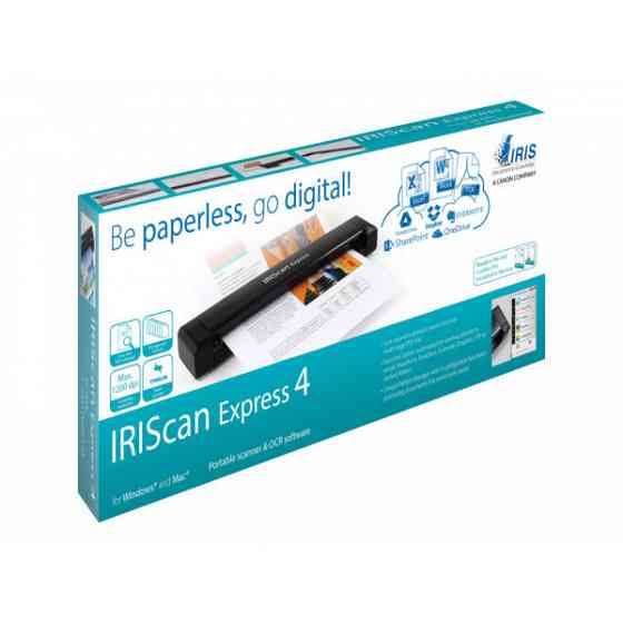 Сканер A4 Canon IRIScan Express 4 (1200 dpi, USB, портативний, протяжний, чорний) (458510) Київ