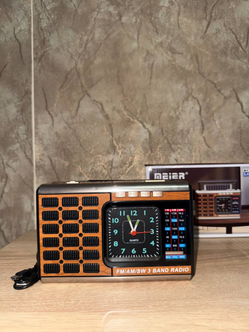 Радиоприемник Bluetooth Solar Meier MD-919-S с солнечной панелью, фонарем, MP3, USB, TF, аккумулятором 18650 Одесса - изображение 2