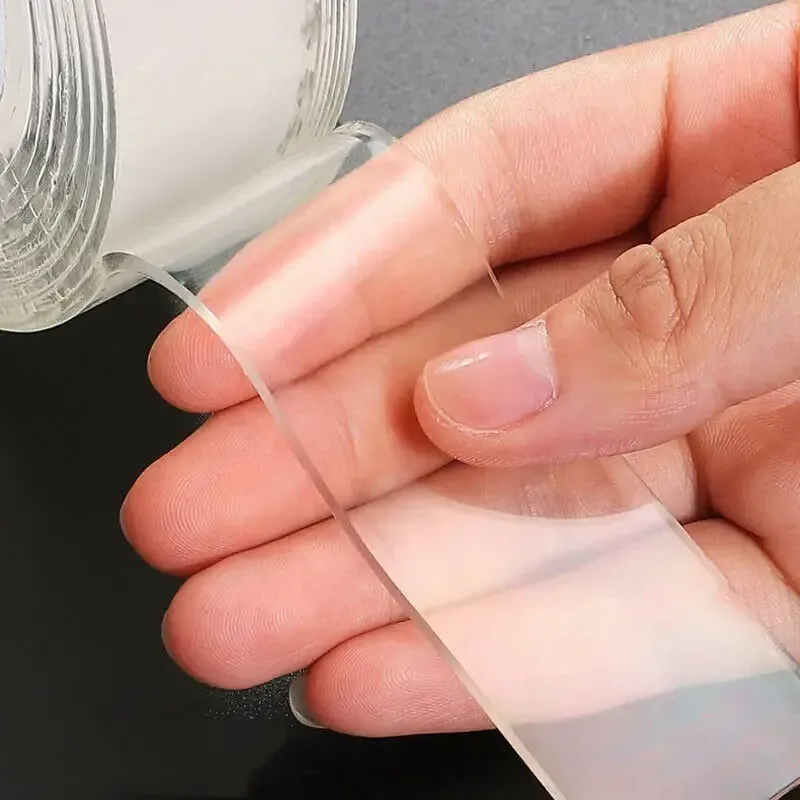 Многоразовая крепежная лента Ivy Grip Tape 1м, прозрачная, ширина 2 см, длина 5 метров, материал гелий Одесса - изображение 6