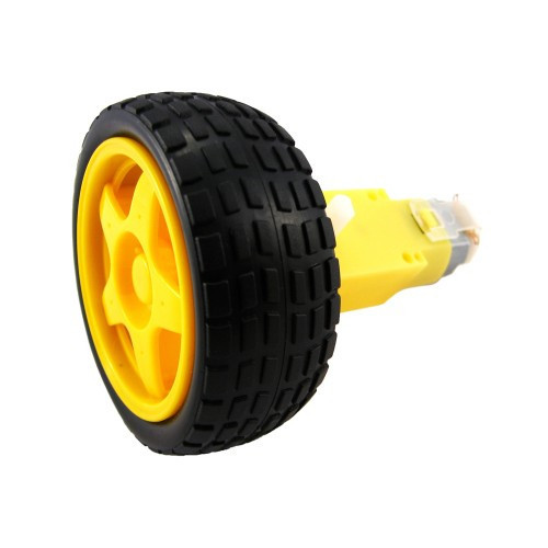 Мотор-редуктор с колесом 6.6 см для роботов Arduino Киев - изображение 6