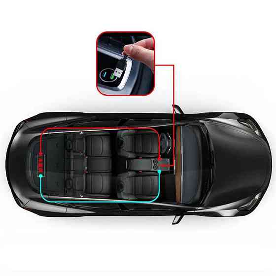 Гнучка LED панель/екран під скло авто Bluetooth (92 x 374 мм) Харків