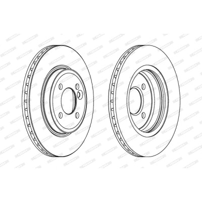 Гальмівний диск FERODO DDF1127 Вінниця - фото 1