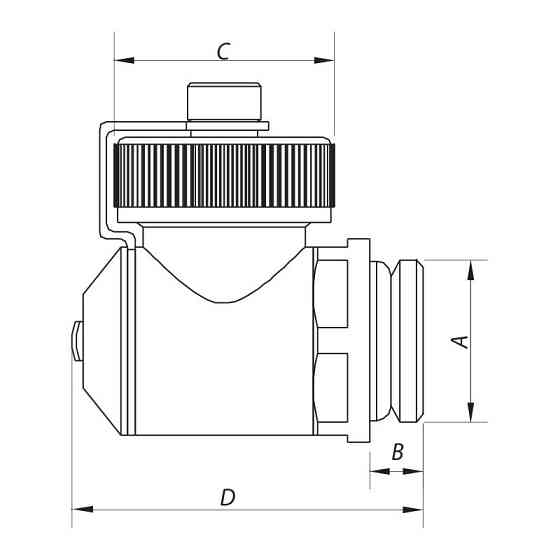 Кран зливний 1/2" Koer KR.1038   ( KR2673 ) 23408 Харків