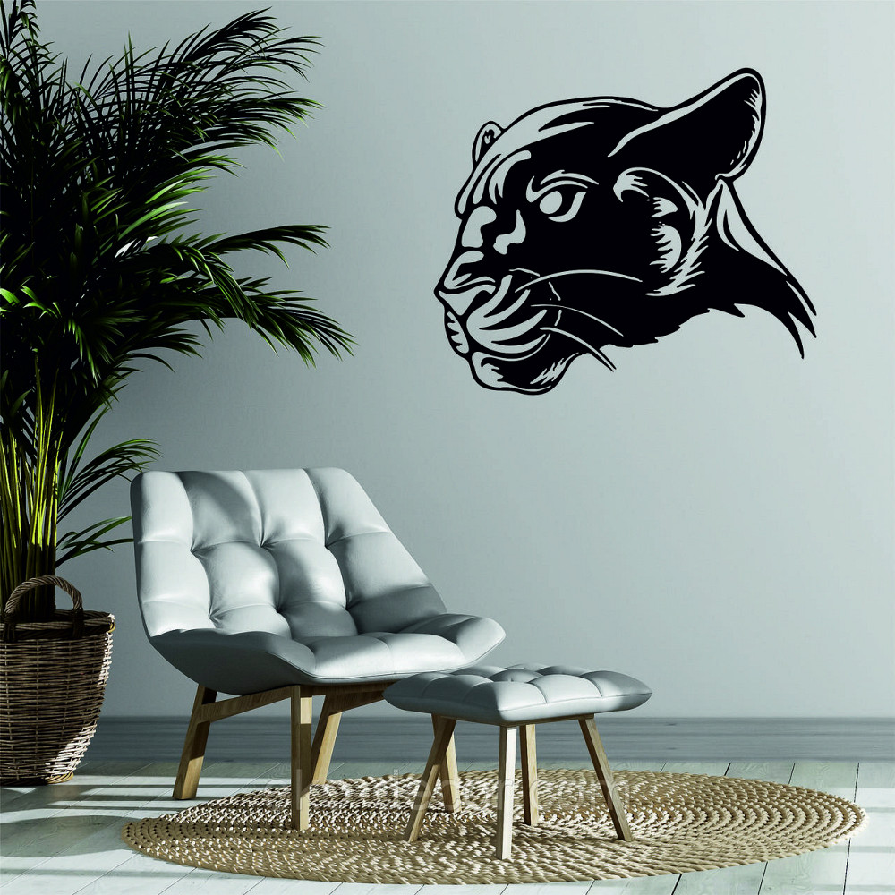 Декоративне настінне Панно «Пантера», Декор на стіну 90*76 см, Чорний Київ - фото 1