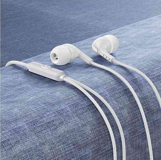 Навушники BOROFONE BM83 Craft universal earphones with mic White Київ