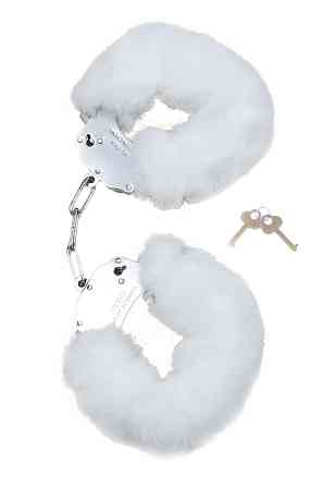 Наручники - Fetish Boss Series Furry Cuffs White Sex Aura Київ