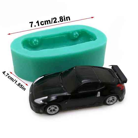 Форма силиконовая Машина 71 на 47 мм зеленый Киев