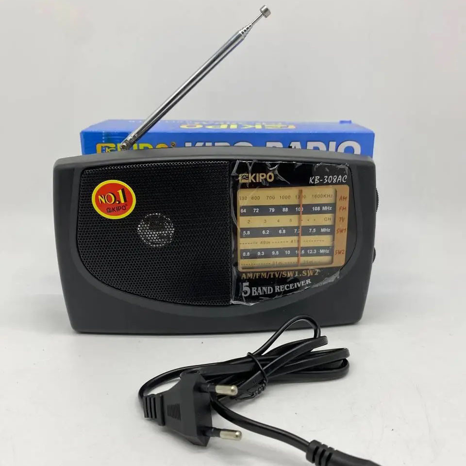 Переносной радиоприемник Хит KIPO KB-308AC, Радио с поддержкой флешек, Переносной приемник ET-348 fm am Киев - изображение 5
