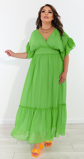 Нарядное шифоновое платье (48) Киев - изображение 1