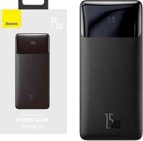 Pawed bank Baseus 30000mAh 20 ват білий розпак. Київ