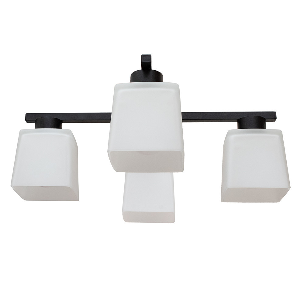 Люстра потолочная на четыре плафона MSK Electric Sakura под лампы Е27 черная NL 16510-4 BK Одесса - изображение 2