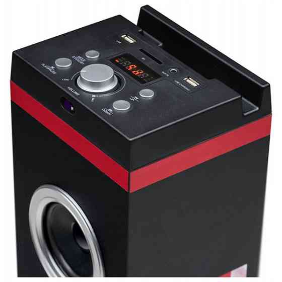 Мультимедійна Bluetooth-колонка New York 40W USB FM-радіо та пульт ДК Чорний Київ