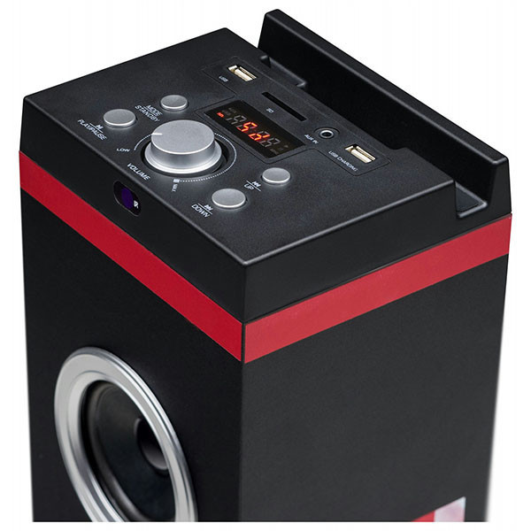 Мультимедійна Bluetooth-колонка New York 40W USB FM-радіо та пульт ДК Чорний Київ - фото 4