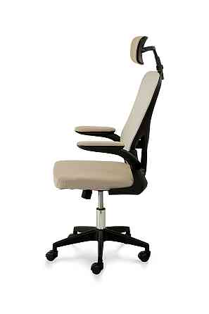 Стілець офісний Тонус, бежевий/чорний Київ