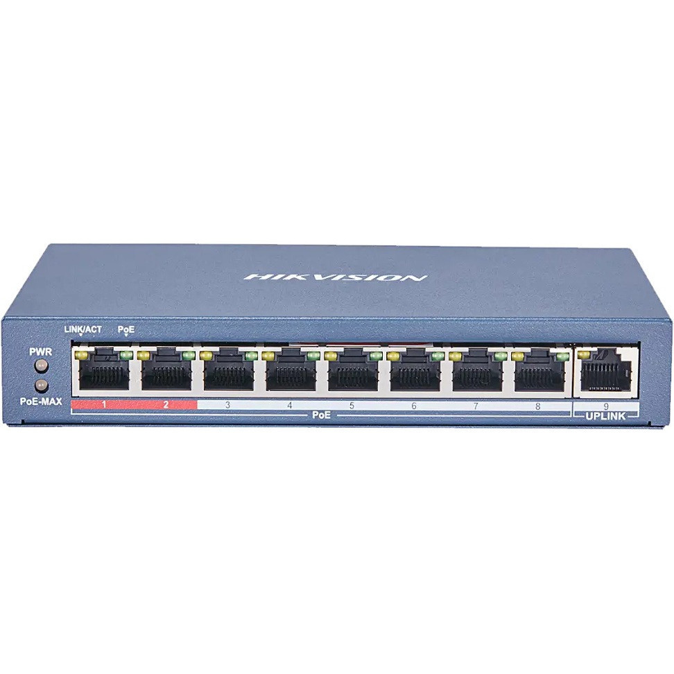 Комутатор Hikvision DS-3E0109P-E(C) Ні Харків - фото 1