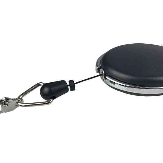 Брелок ретрактор SEVEN TBC-102 Black Киев
