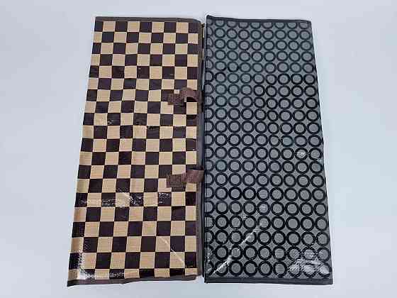 Сумка господарська, поліпропіленова, з кольоровим малюнком No4 Шахи+круги (54x46x25) (1 шт.) Харків