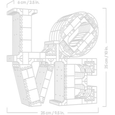 Конструктор LEGO ART LOVE (31214) Вінниця - фото 7