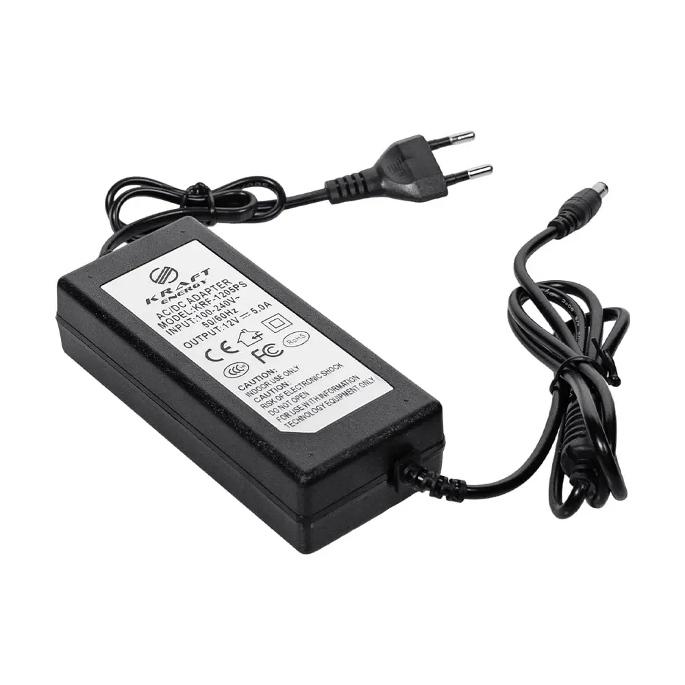 Блок живлення KRF-1205PS Kraft 12V/5A (43-00007) Київ - фото 5