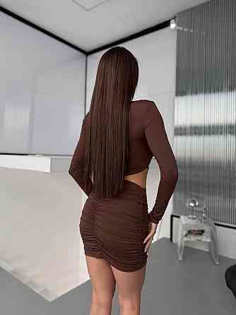 Жіноче романтичне вечірнє мініплаття з вирізом біфлекс Моко, 42/44 Одеса