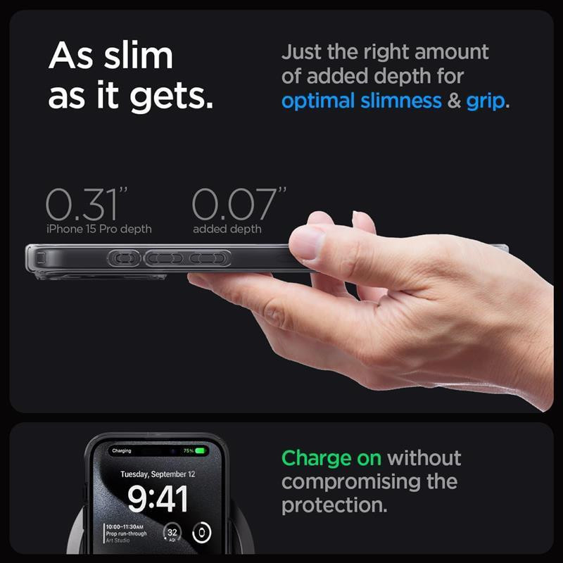 Чохол-накладка Spigen Ultra Hybrid MagFit для Apple iPhone 15 Pro Zero One (ACS06721) ( 12213 ) Харьков - изображение 8