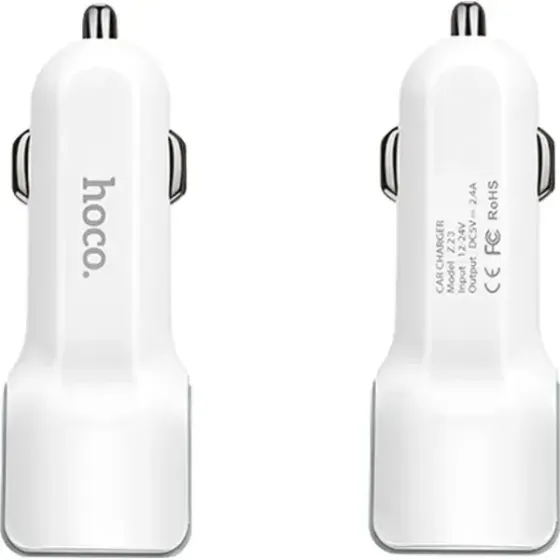 Адаптер ОЗУ Hoco Z23 dual-port car charger 2USB 2.4A Коломыя