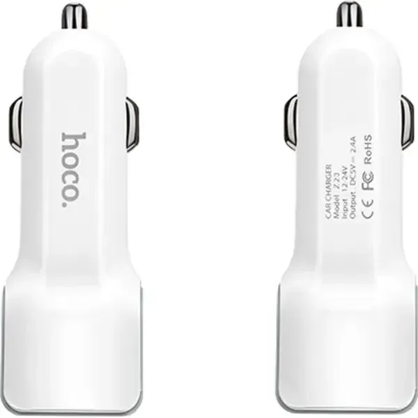 Адаптер ОЗУ Hoco Z23 dual-port car charger 2USB 2.4A Коломыя - изображение 3