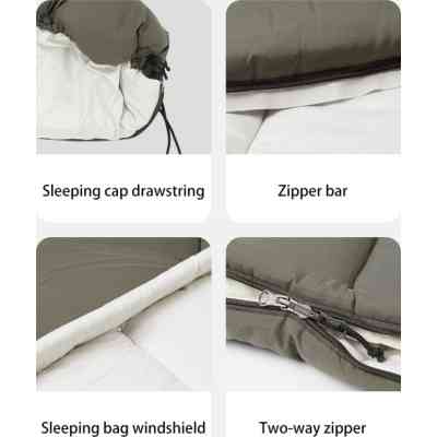 Спальний мішок Naturehike LD250 CNK2300SD016, темно-зелений (6976023921797) Вінниця