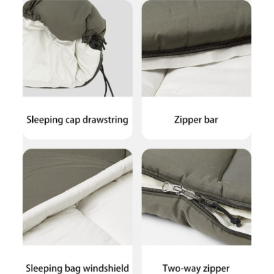 Спальний мішок Naturehike LD250 CNK2300SD016, темно-зелений (6976023921797) Вінниця - фото 5