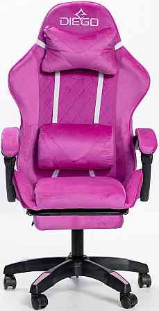 Крісло геймерське DIEGO ALCANTARA PRO Pink Київ