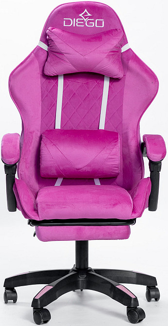 Крісло геймерське DIEGO ALCANTARA PRO Pink Київ - фото 4