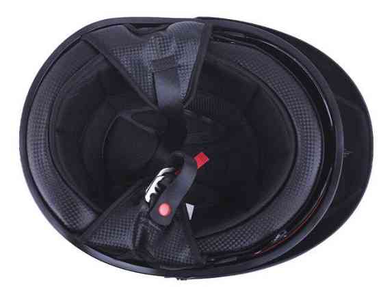 Шлем мотоциклетный MD-513-1, черный матовый с черным стеклом, size S Мукачево