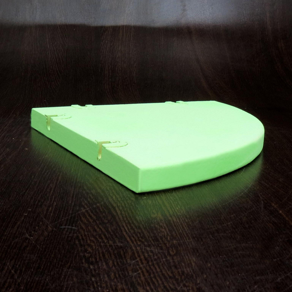 Угловая настенная полка 