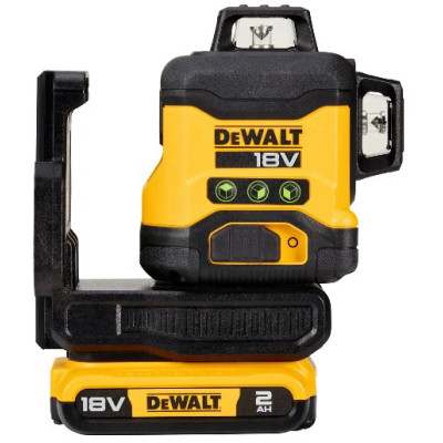 Лазерний нівелір DeWALT 18В XR Li-Ion, зелений промінь, 2Ah, ЗУ, кейс (DCLE34031D1) Вінниця - фото 1